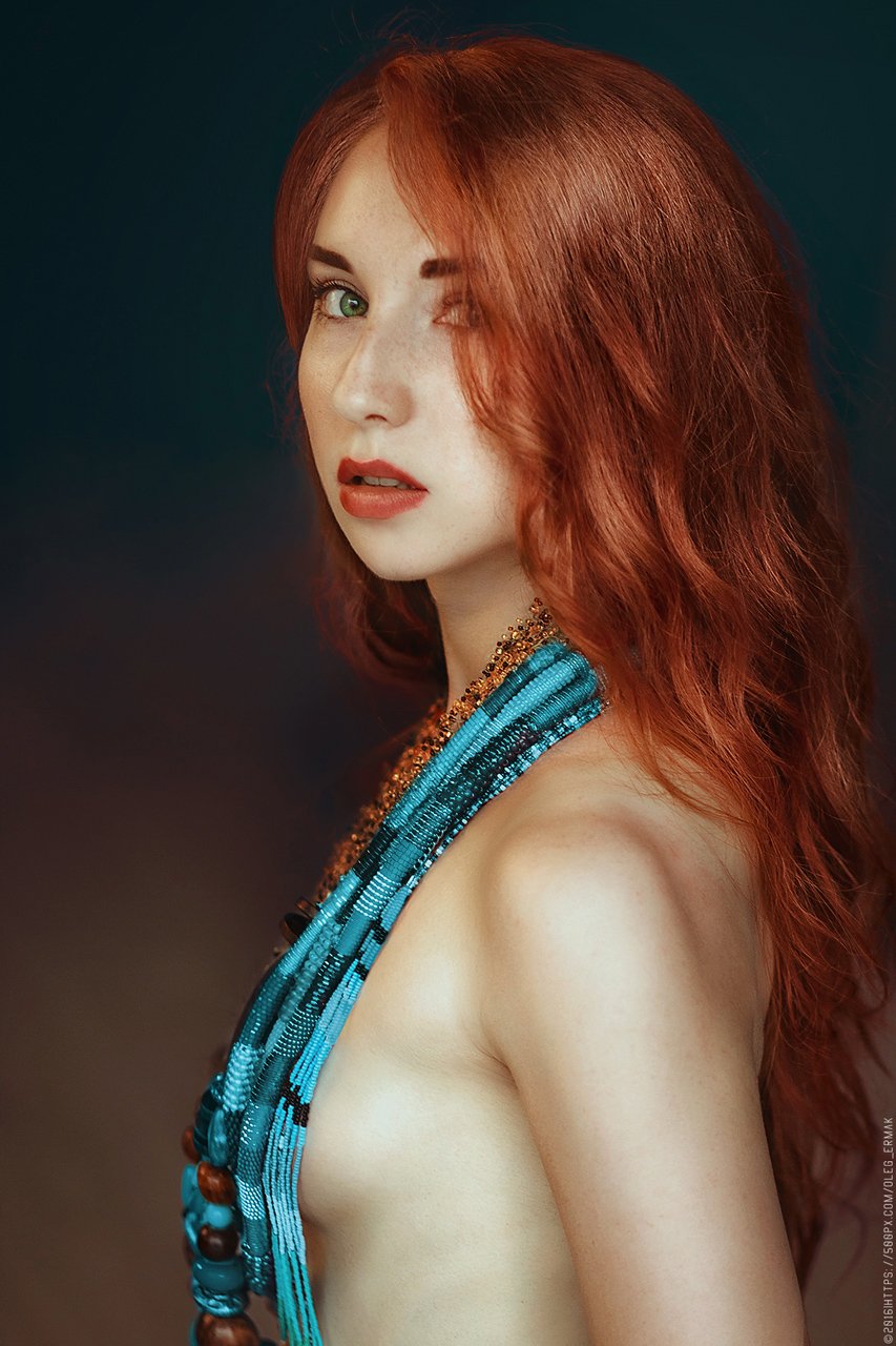 ukraine, red, portrait, girl, beauty, kiev, people, kyiv, golden, cute, nude, hair, sexy, redhead, naked, passion, gorgeous, ginger, retouch, temptation, luxurious, accessories, red, fox, oleg ermak, gire, Necklaces, olegermak, oleg_ermak,, Олег Єрмак