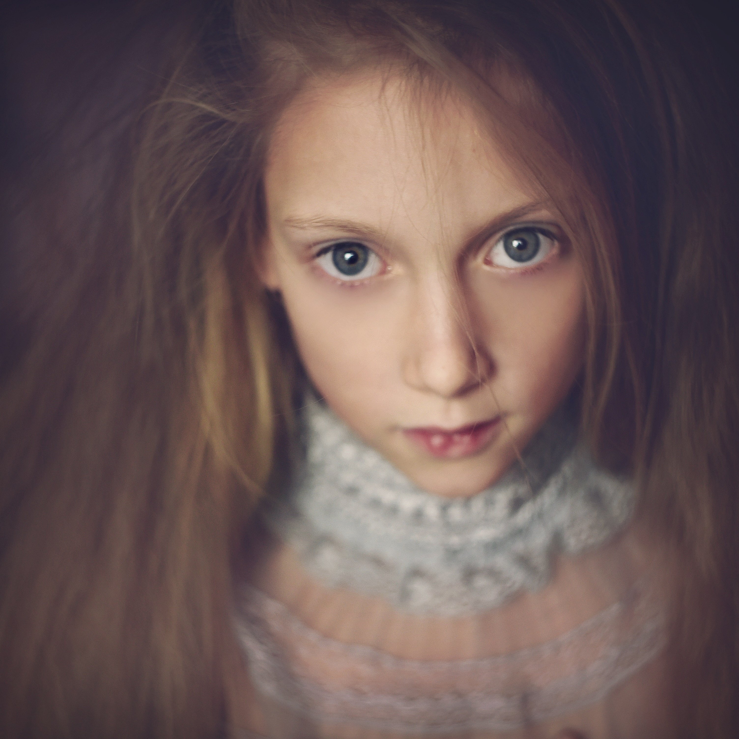 girl, portrait, eyes, child, helios, Anna Ścigaj