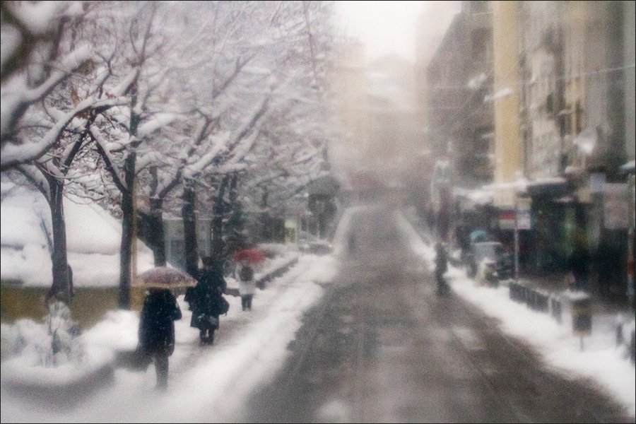 софия, снег, картина, зима, Denis Buchel (Денис Бучель)