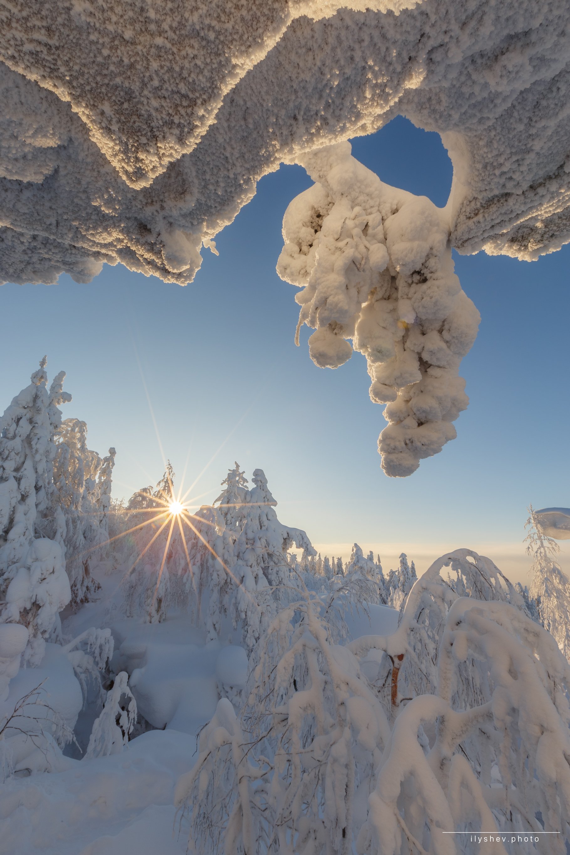 Урал, пейзаж, природа, солнце, морозное утро, мороз,, Dmitry Ilyshev