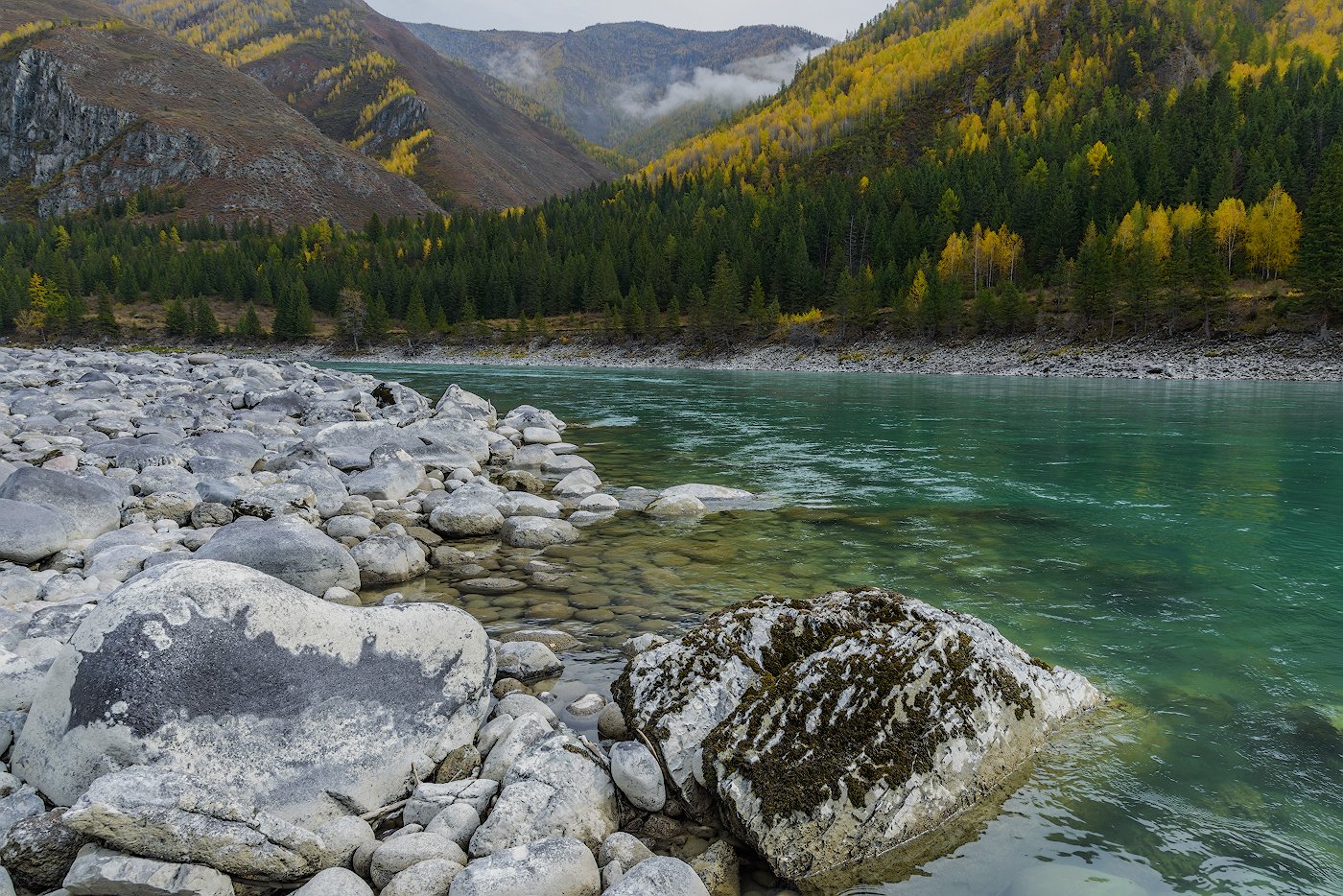 пейзаж, осень, алтай, река, Dmitriy  Baginskiy