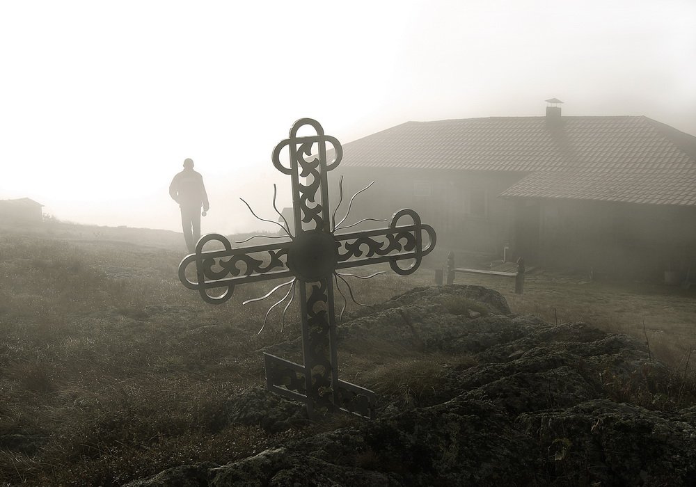 метеостанция, природа, пейзаж, крест, другое фото, Сергей Коляскин