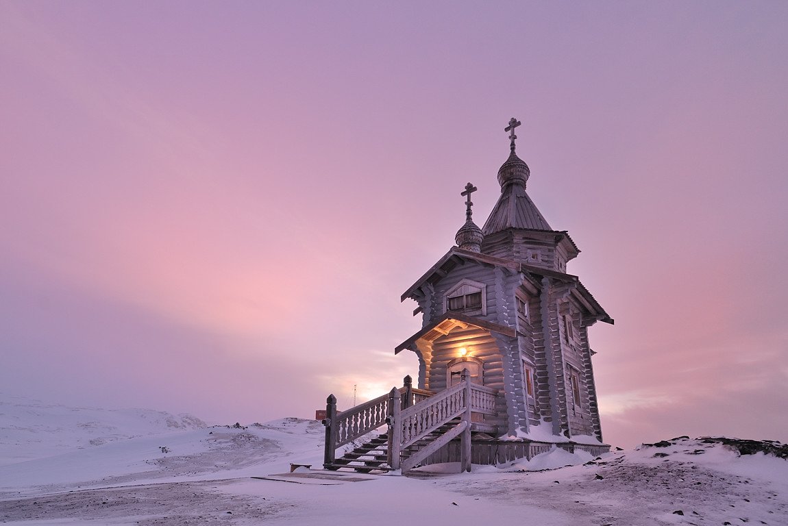 храм святой троицы, антарктика, ст.беллинсгаузен., Руслан Елисеев