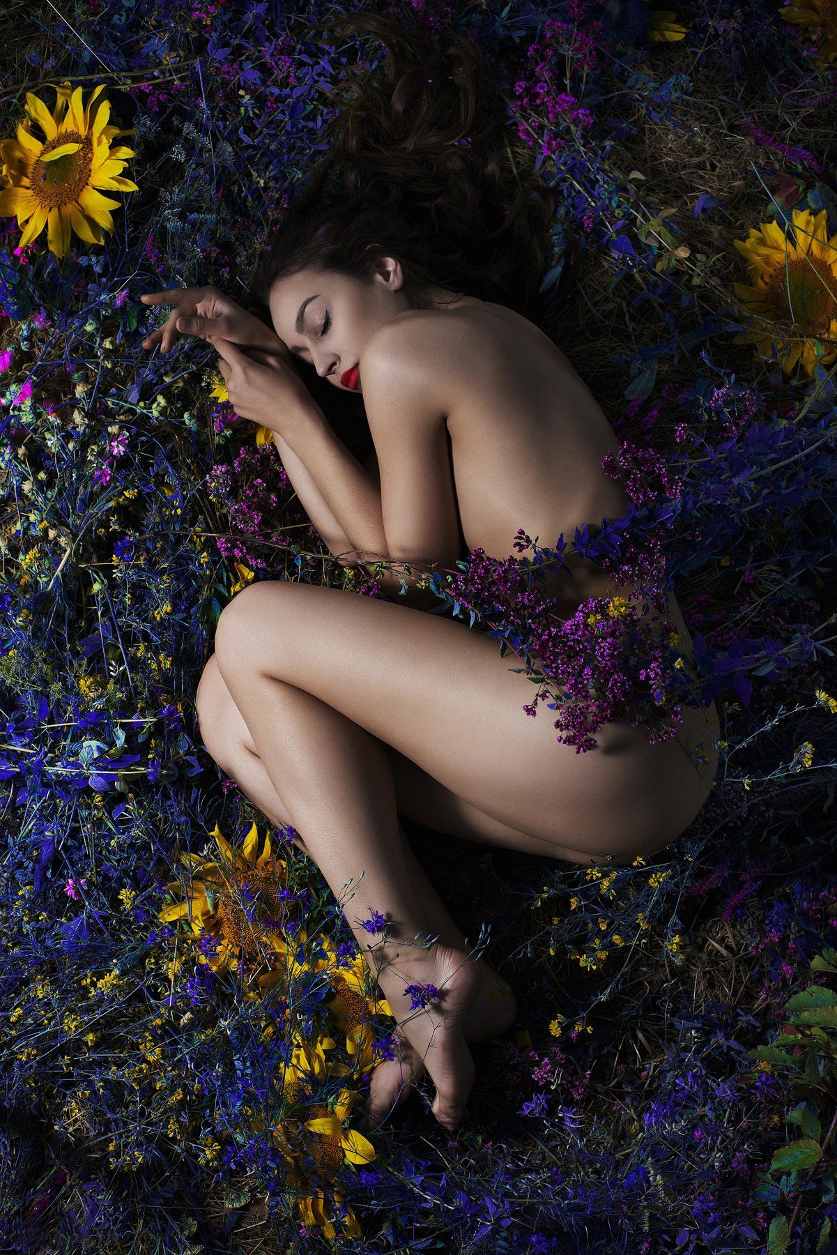 Девушка,цветы,гламур,портрет., Будаева Лилия