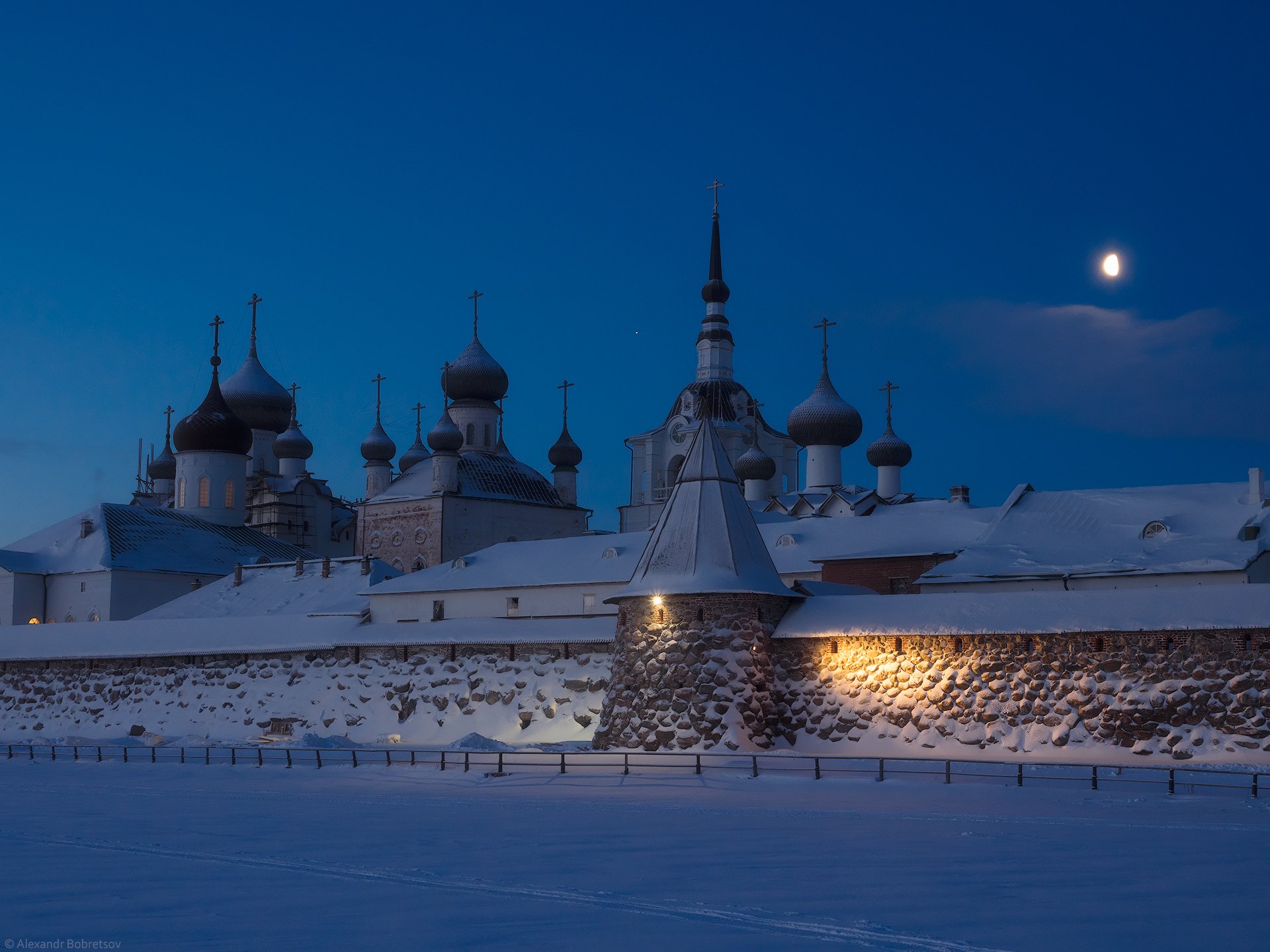 крещение, соловки, север, монастырь, Александр Бобрецов