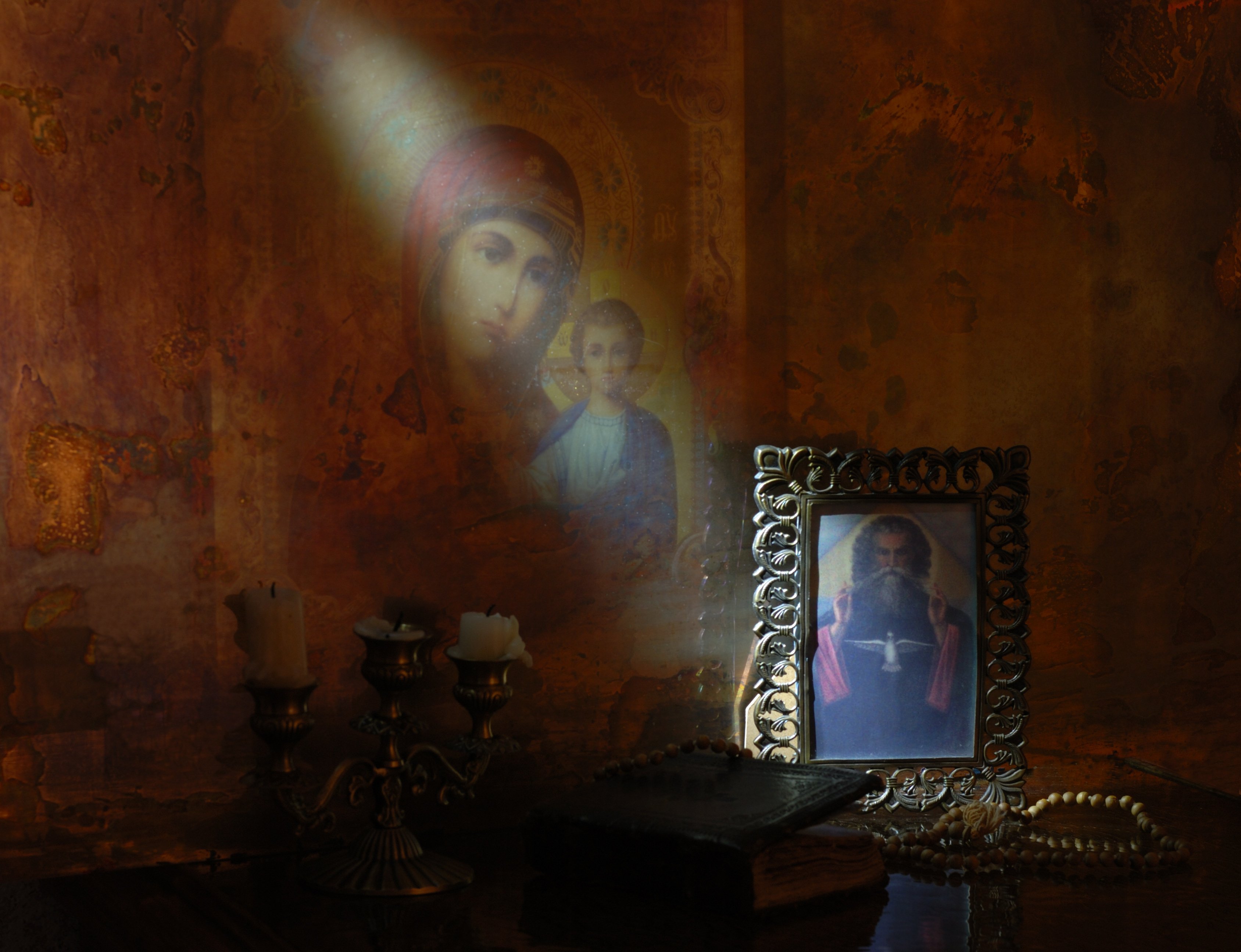свет, иконы, Богородица, Андрей Морозов