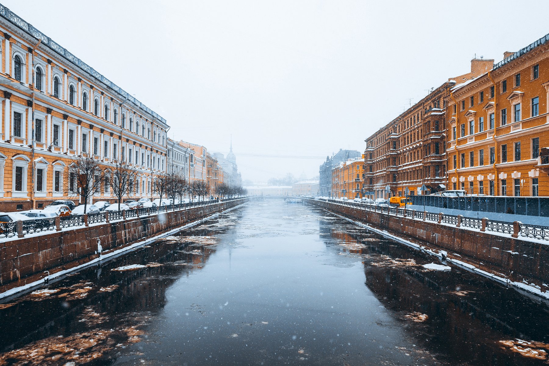 winter, russia, snow, спб, зима, снег, city, sky, небо, город, Андрей Михайлов