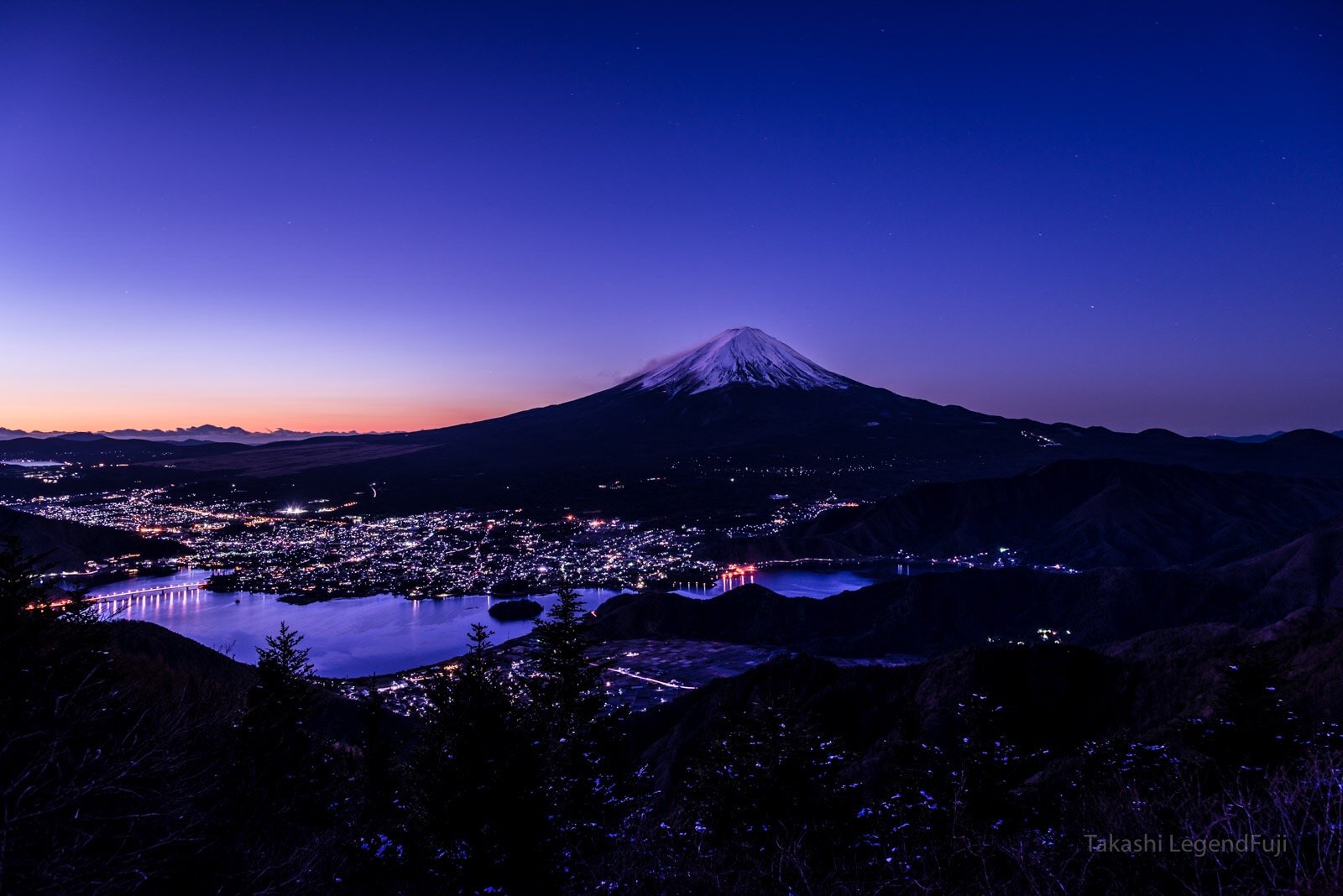 Fuji,Japan,mountain,blue,sky,lake,dawn,beautiful,amazing,wonderful , Takashi