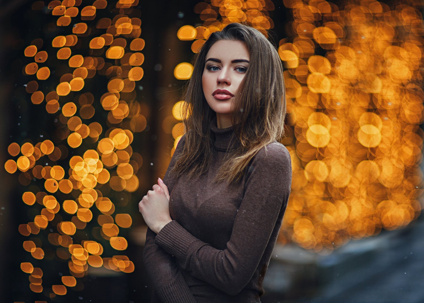#portrait #beautiful #model #russia #moscow #bokeh #canon #sigma #winter #natural #light, Hakan Erenler