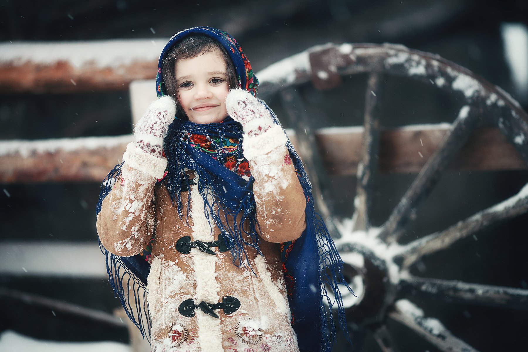 зима, снег, Наталья