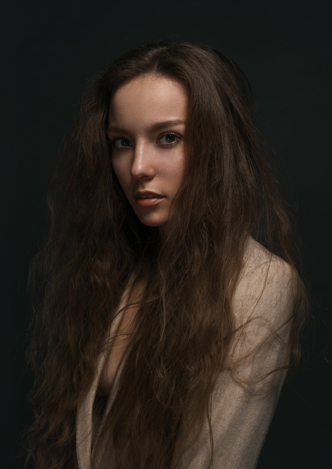 hair, portrait, studio, model, Роман Филиппов