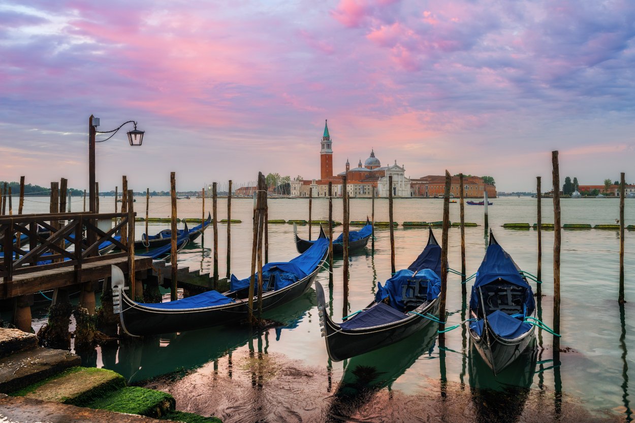 венеция, италия, утро, venice, italy, morning, dawn, Владимир Вишняков