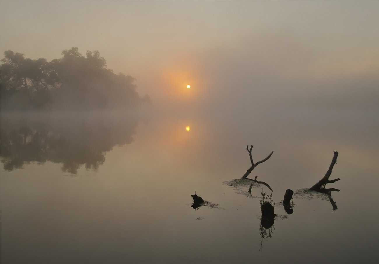 утро рассвет восход пейзаж, Михаил Агеев