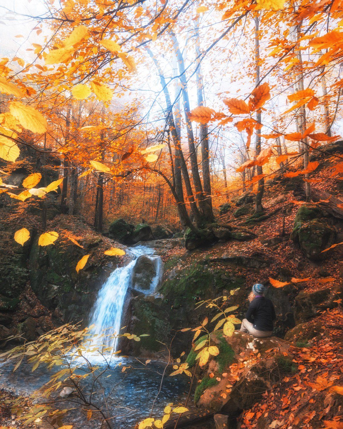  водопад, осень, краснодарский край, папай, поход, цвета, настроение, nikon, Сергей Лукашенко