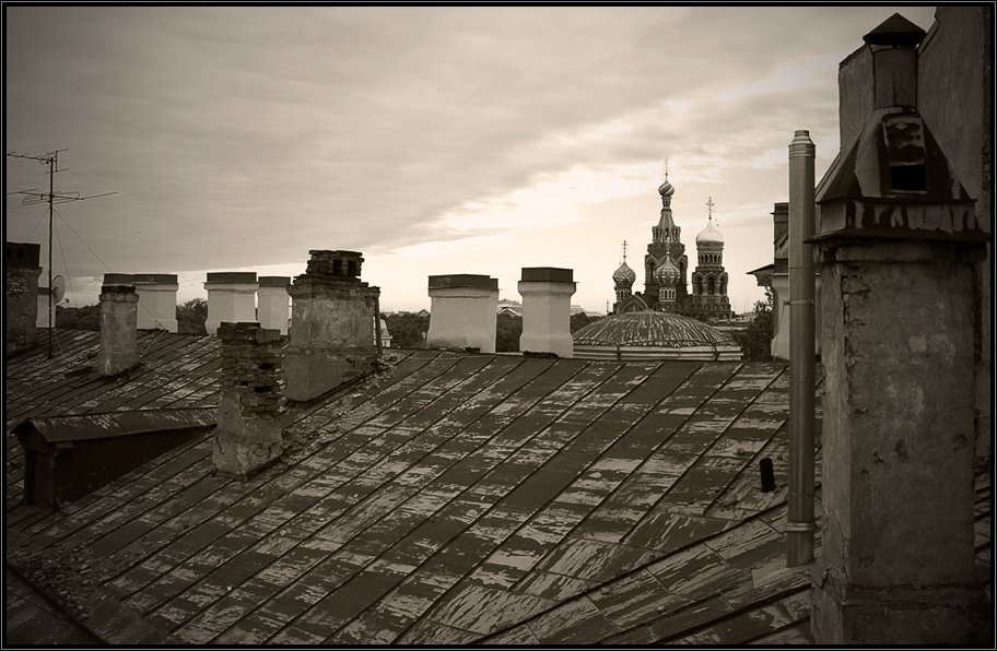 петербург, крыши, Иван