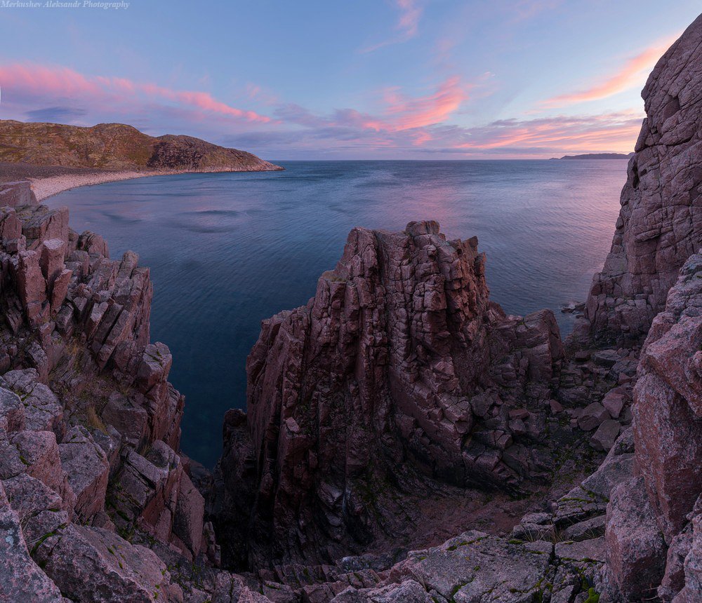 рассвет, природа, заполярье, баренцево море, териберка, Меркушев Александр