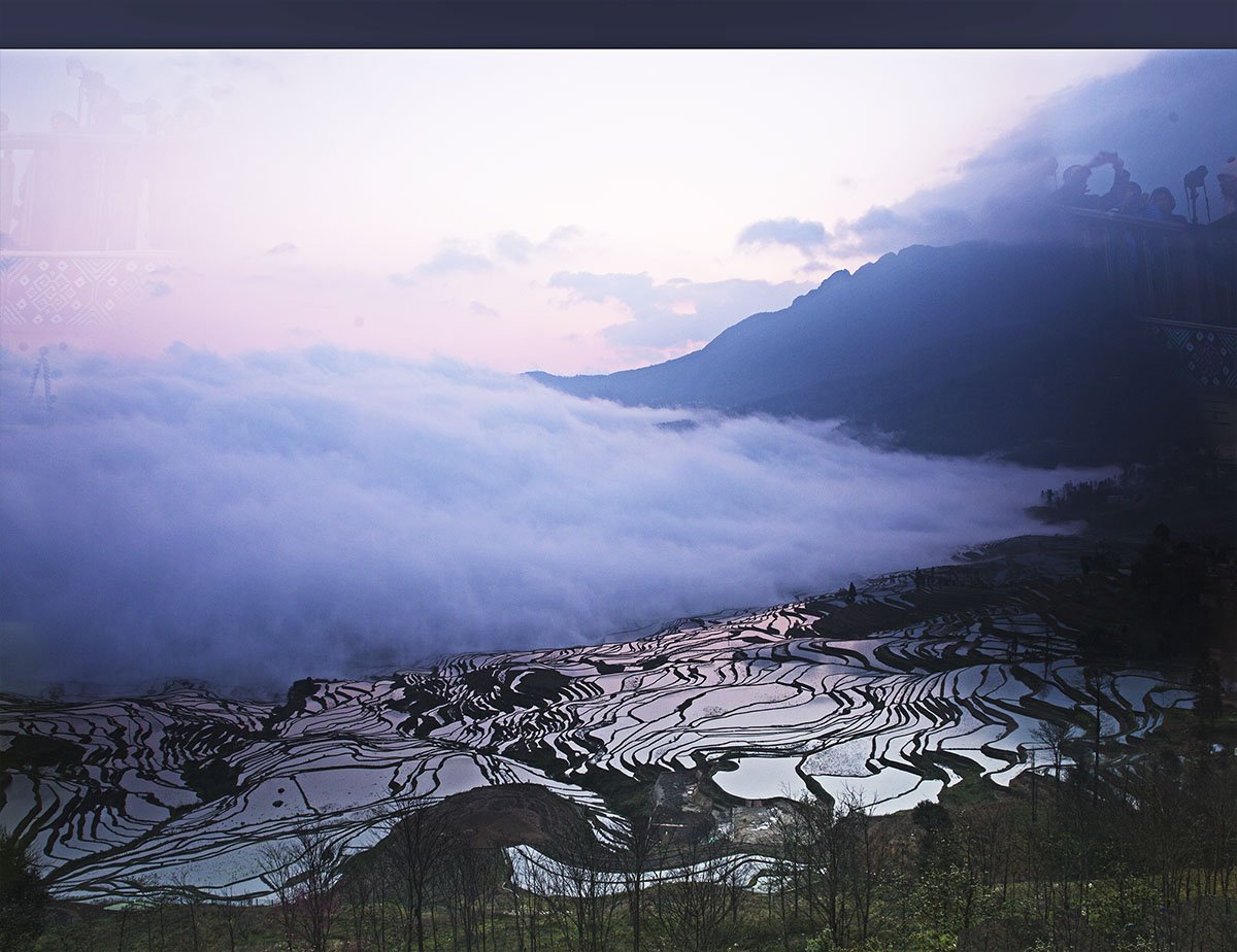 yuanyang hani terrace-in china, IM MYONG SUK