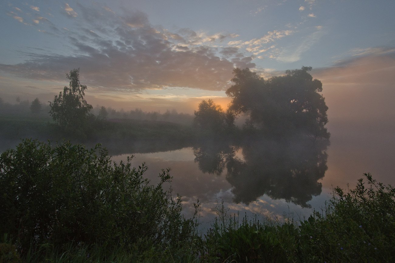 утро рассвет природа пейзаж, Михаил Агеев