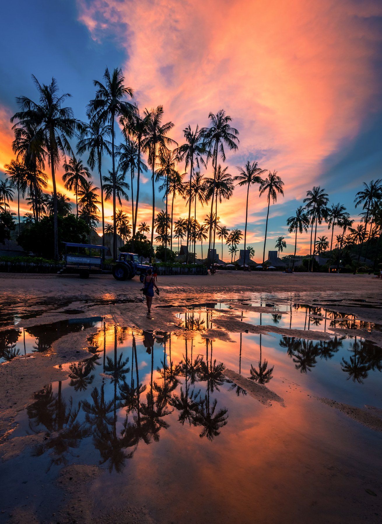sunset, thailand, phi-phi, water, landscape, clouds, Jeni Madjarova