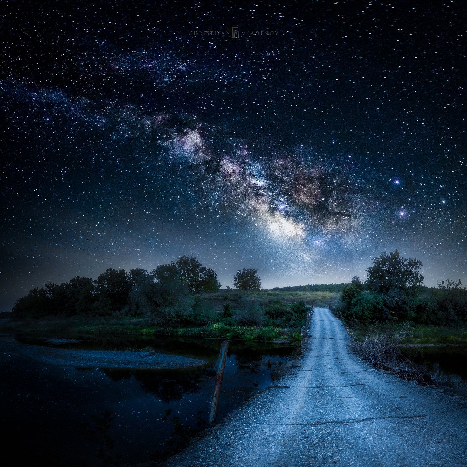 astrophotography, astroscape, astronomy, galaxy, milky way, nightscape, night, sky, stars, long exposure, nature, bulgaria, space, panorama, river, summer, Кристиян Младенов