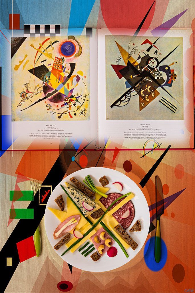 abstract, abstract art, color, colors, color image, concept, conceptual, conceptual art, conceptual image, image, lunch, kandinsky, still life,, Dr Didi Baev
