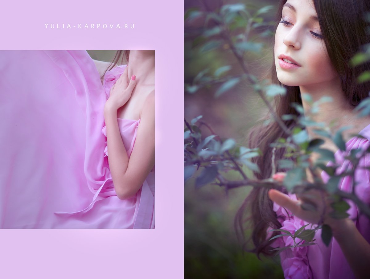 portrait, spring, girl, Юлия Карпова