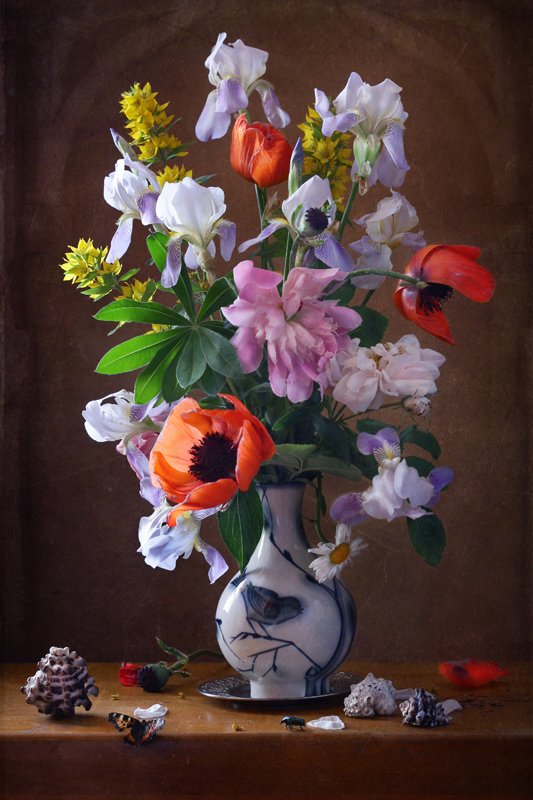 натюрморт, цветы, Курочкина Диана