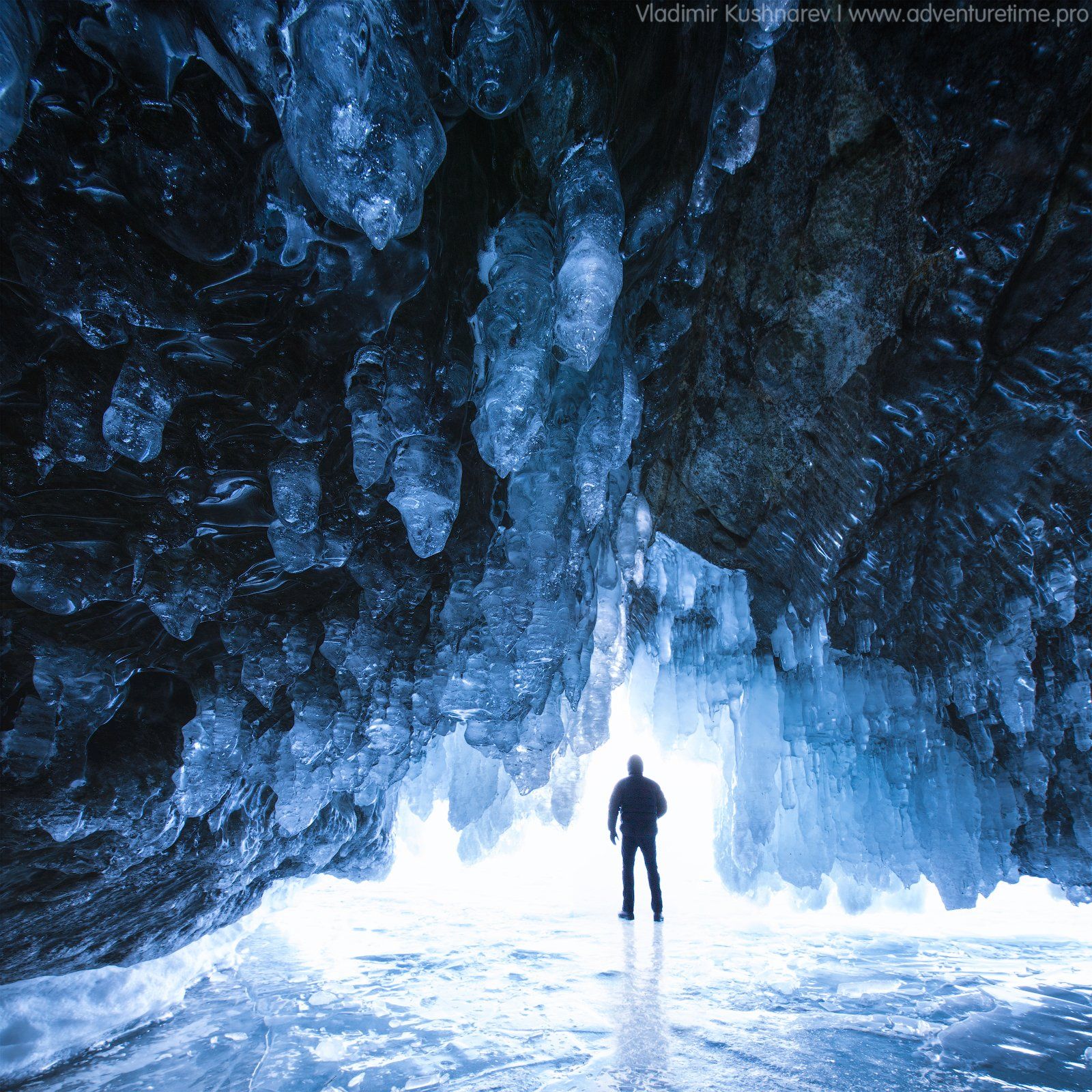 байкал, пещеры, ледяные пещеры, Vladimir Kushnarev