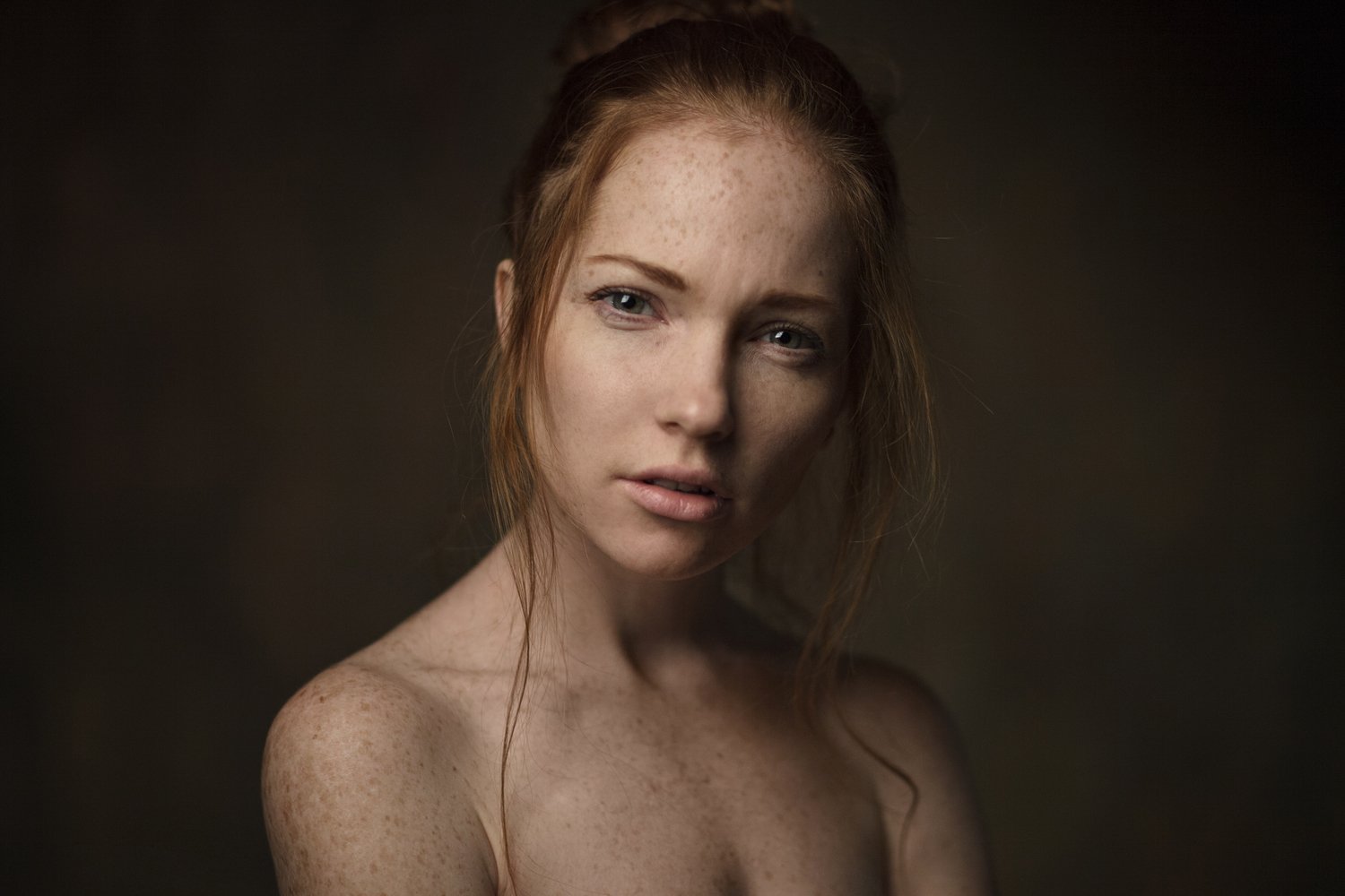 девушка, 2017, портрет, portrait, глаза, прическа, pretty, Василий Жуков