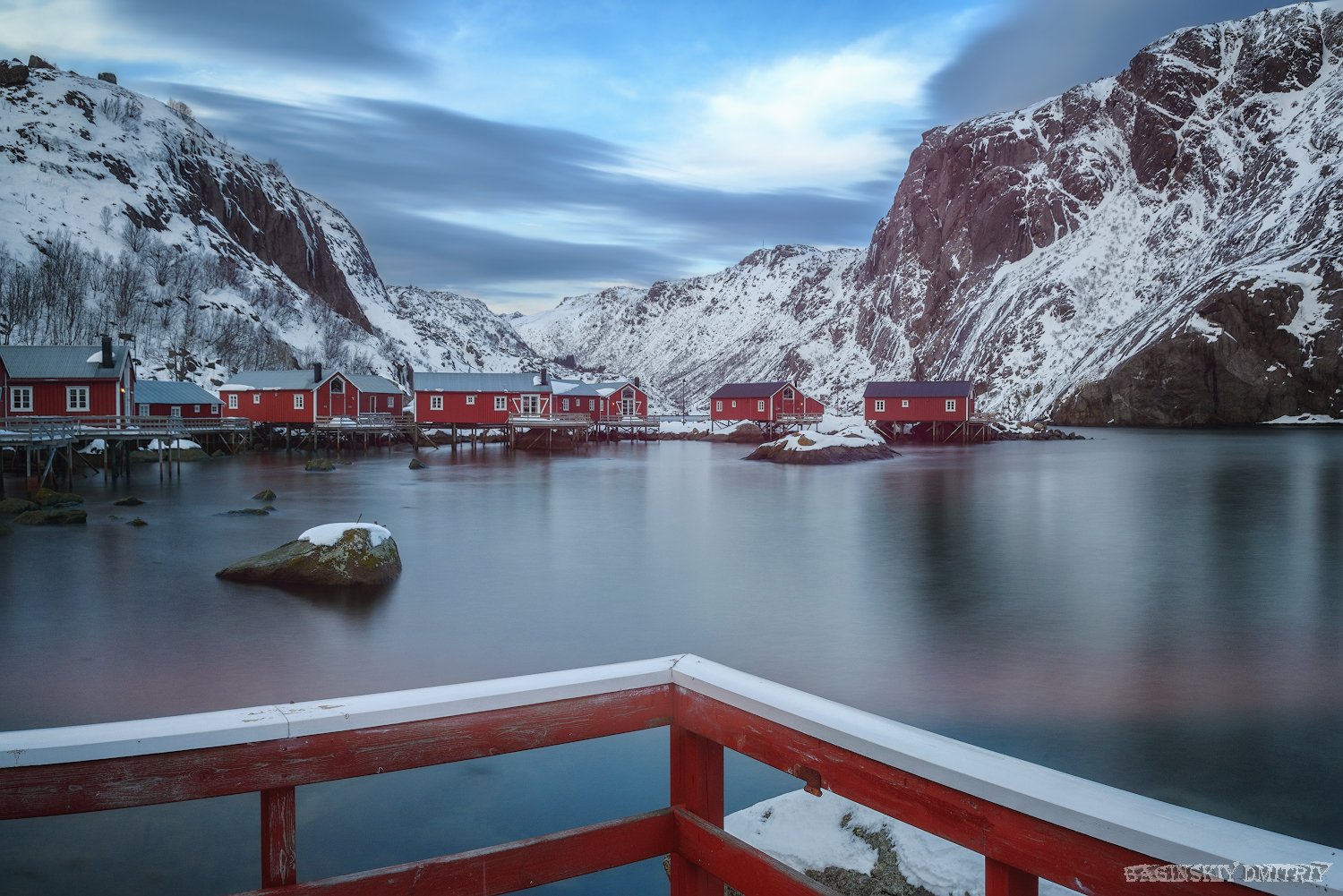 норвегия, рыболовство, вода, длинная выдержка, облака, Dmitriy  Baginskiy