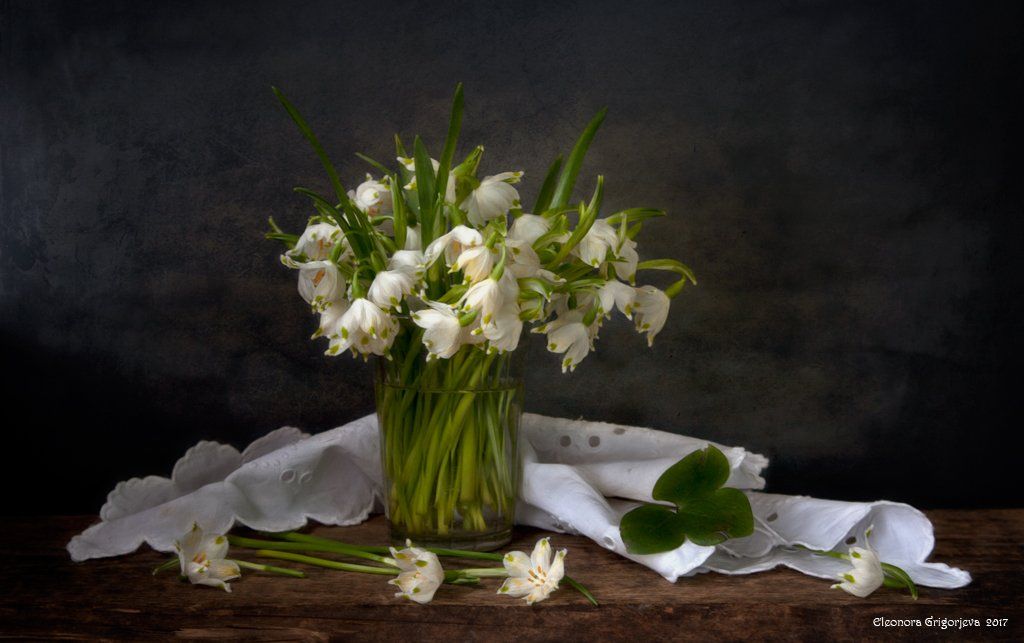 натюрморт, весна, первоцветы, весенние цветы, подснежники, Eleonora Grigorjeva