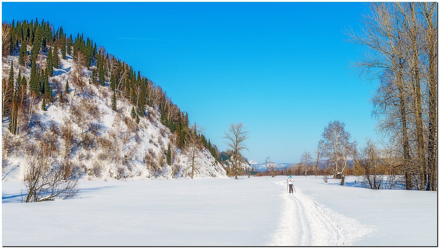 пейзаж, зима, снег, гры, Александр Потапов