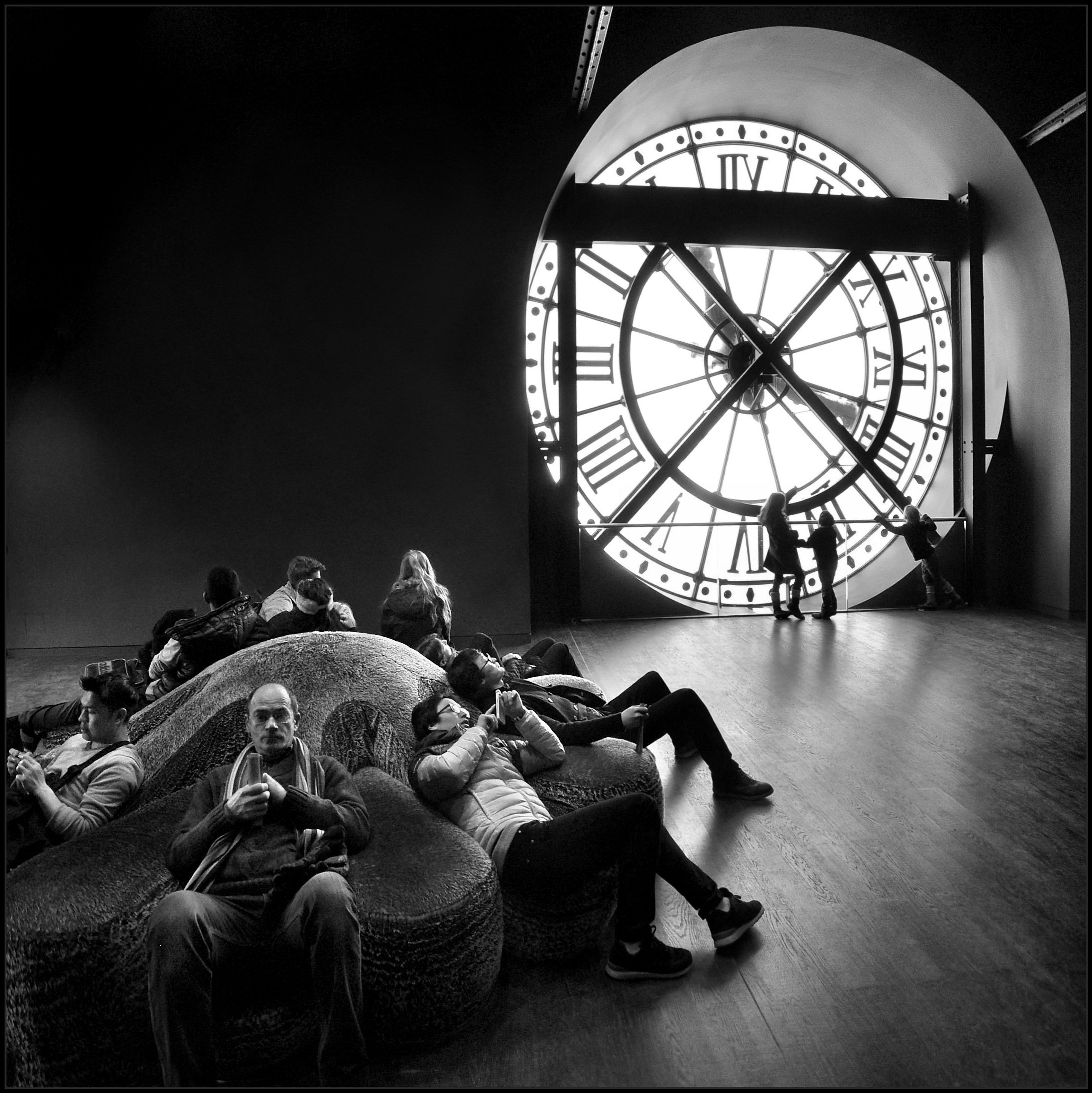 city, archtecture, interior, clock, time, people, rest, hall, iron, museum, orsay, paris,, Endegor