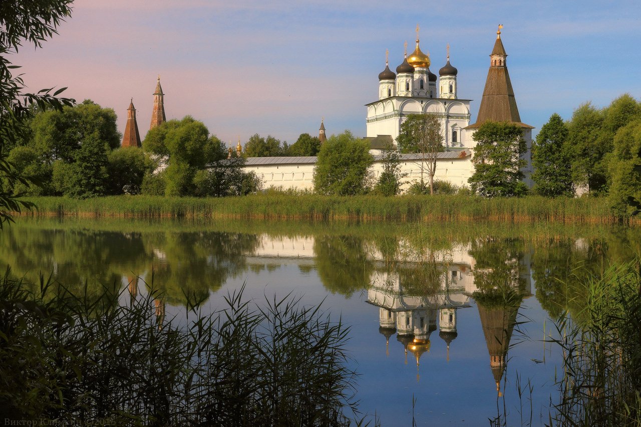 иосифо-волоцкий монастырь, монастырь, природа, пруд,, Виктор Климкин
