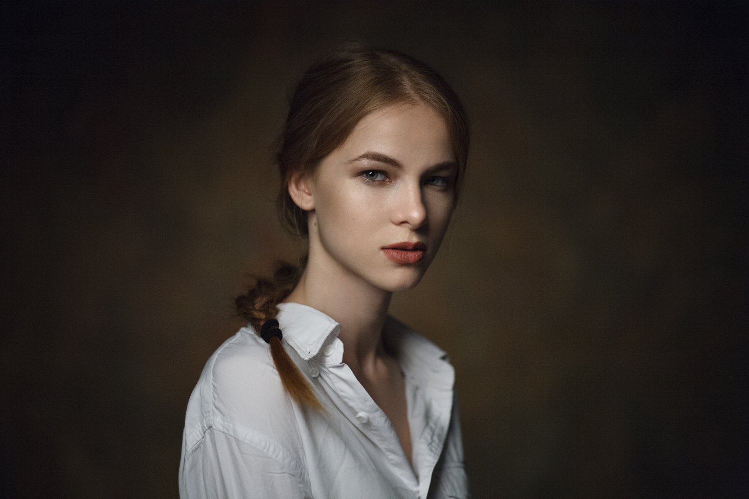девушка, 2017, портрет, portrait, глаза, прическа, pretty, Василий Жуков