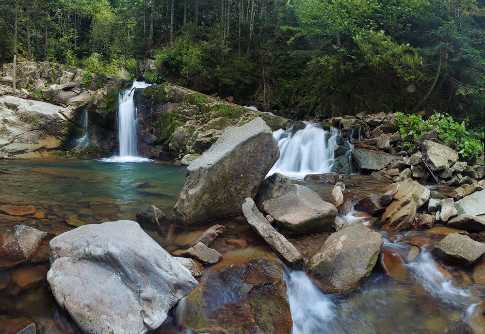 карпаты, лес, водопад, lex