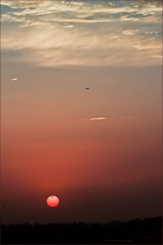 солнце, небе, самолёт, Михаил Попов
