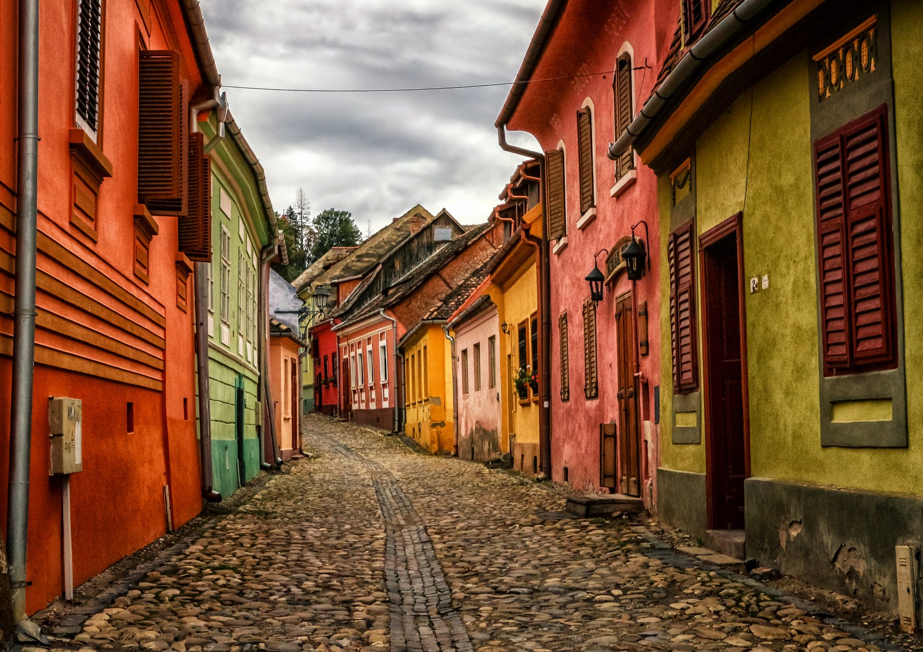 romania. sighisoara, transylvania, old town, medieval, colorful houses, travel, , Бистра Стоименова