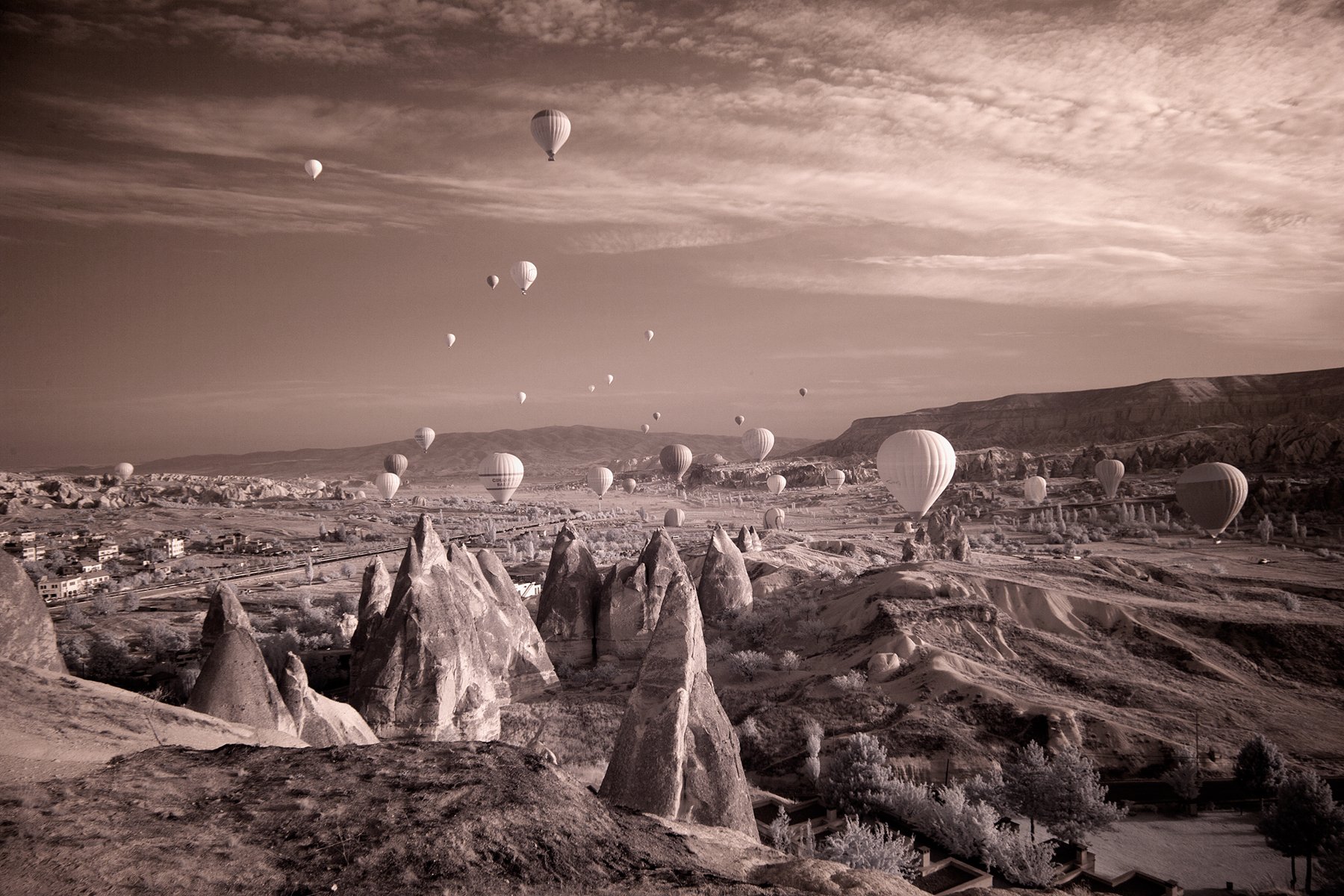 ir,infrared,cappadocia,travel.landscape,, Олег Грачёв