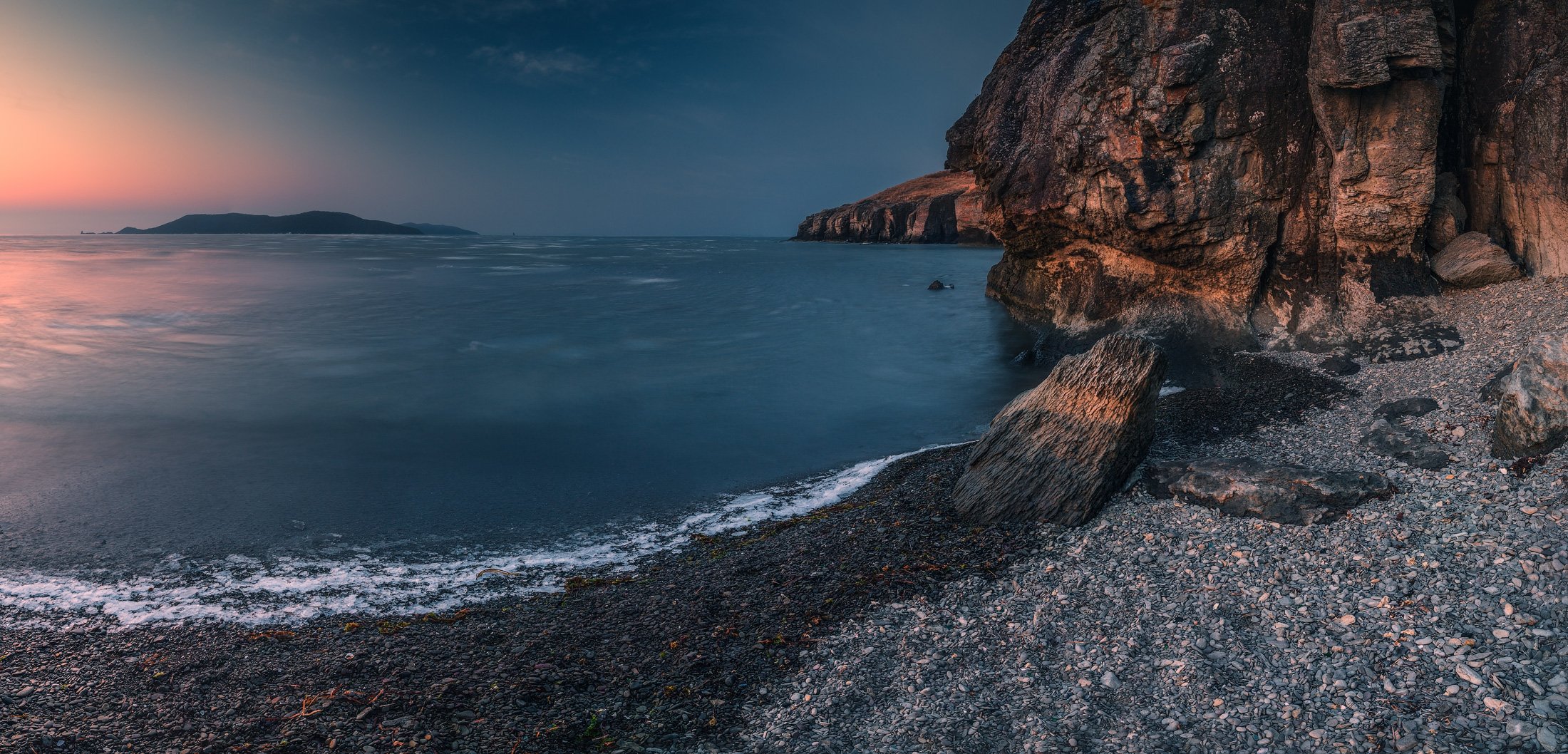 панорама, утро, мое, скалы, Андрей Кровлин