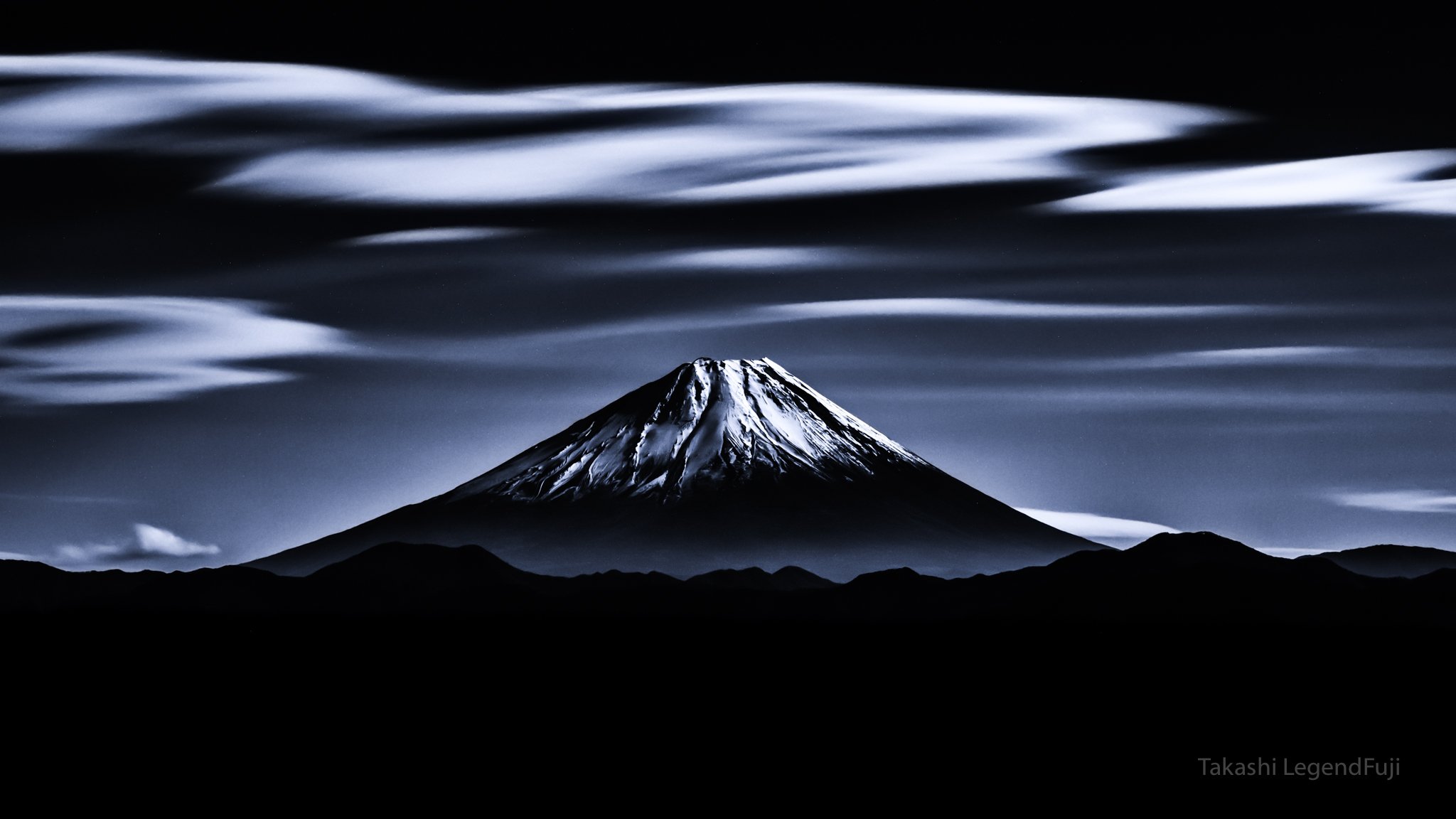 Fuji,mountain,Japan,clouds,landscapes,beautiful,amazing,sky,blue,, Takashi