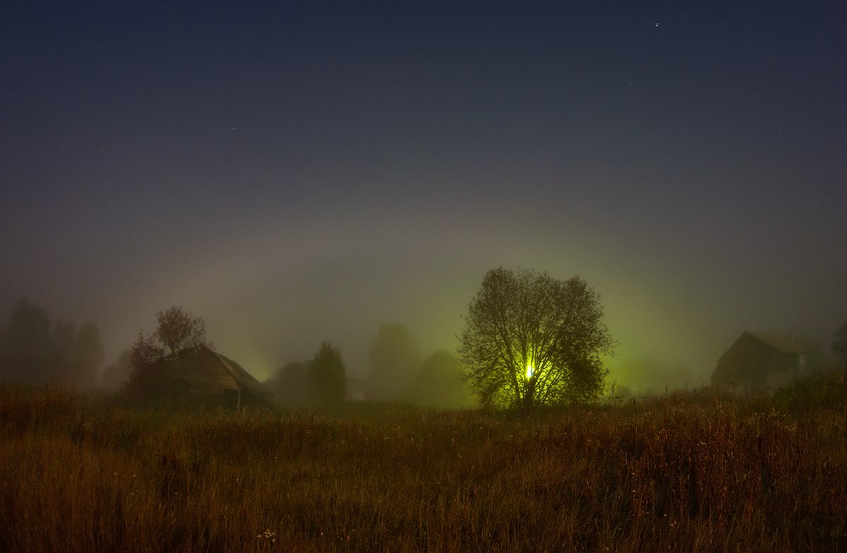 ночь радуга туман деревня, Марина Мурашова