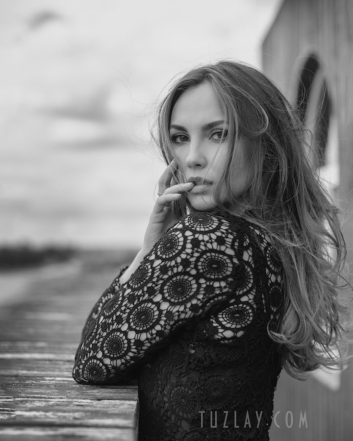 портрет, b&w, девушка, Владимир Тузлай
