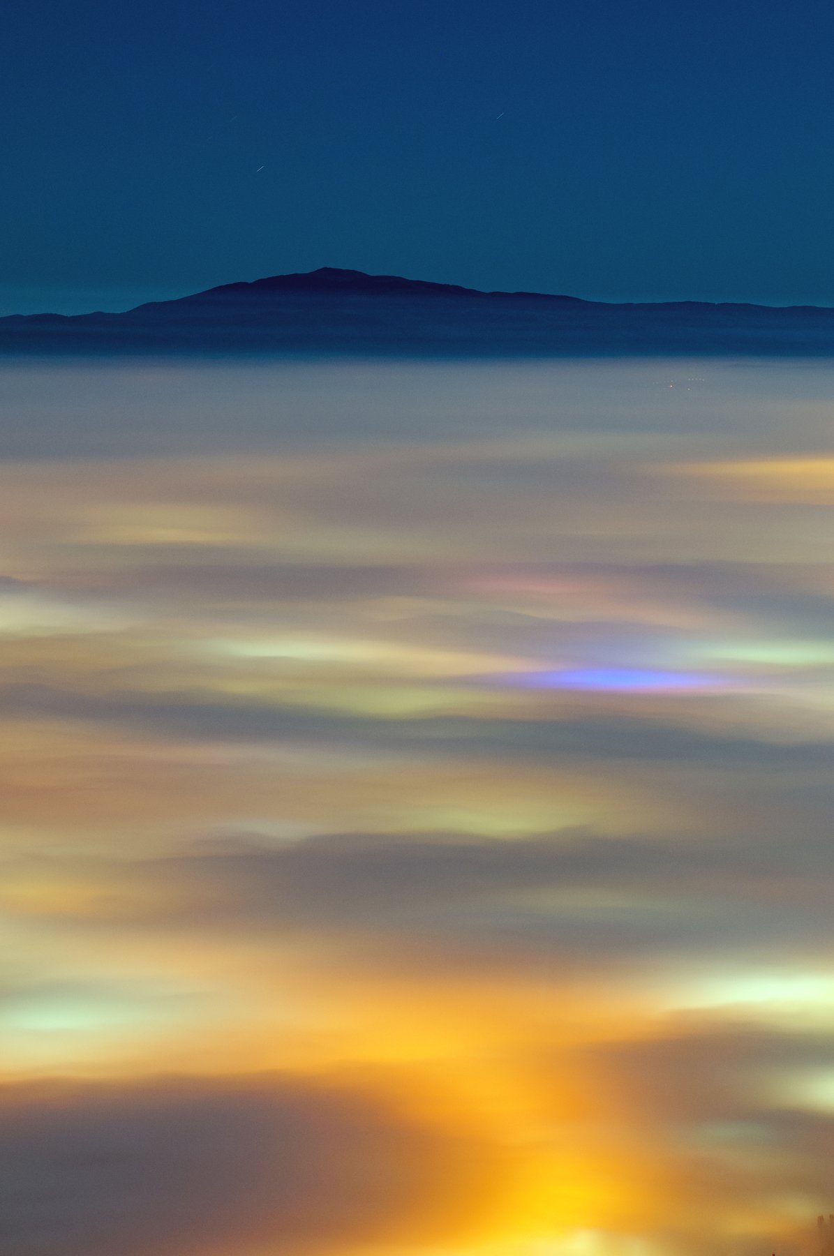 fog, foggy, landscape, mountain, city, light, night, nikon, sky, Иван Димитров