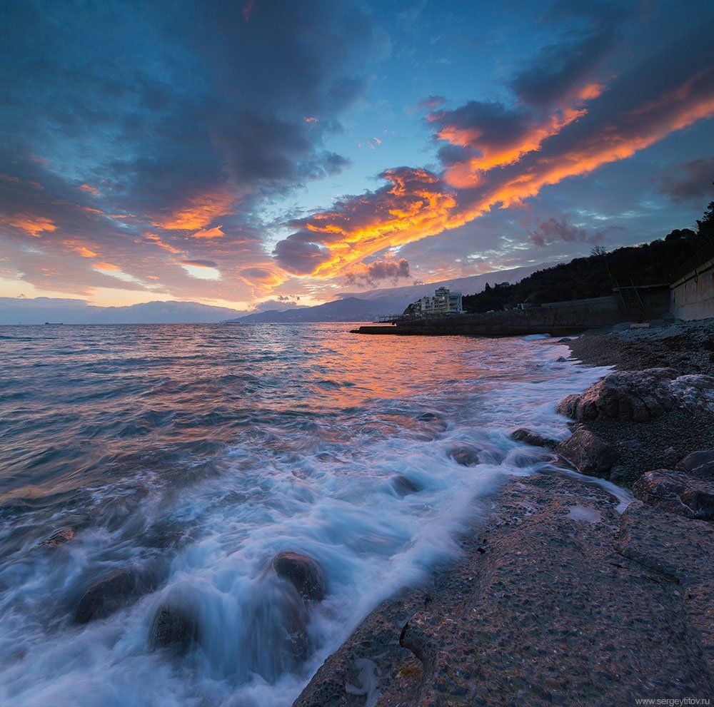 Ялта черное море пляж