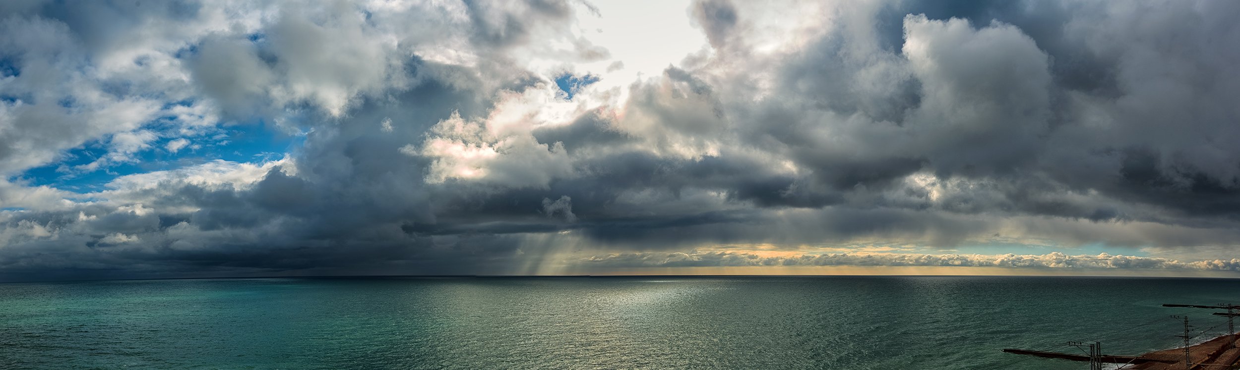 #облака #море #солнце #шторм #сочи #природа #волны #небо, Сергей Найбич