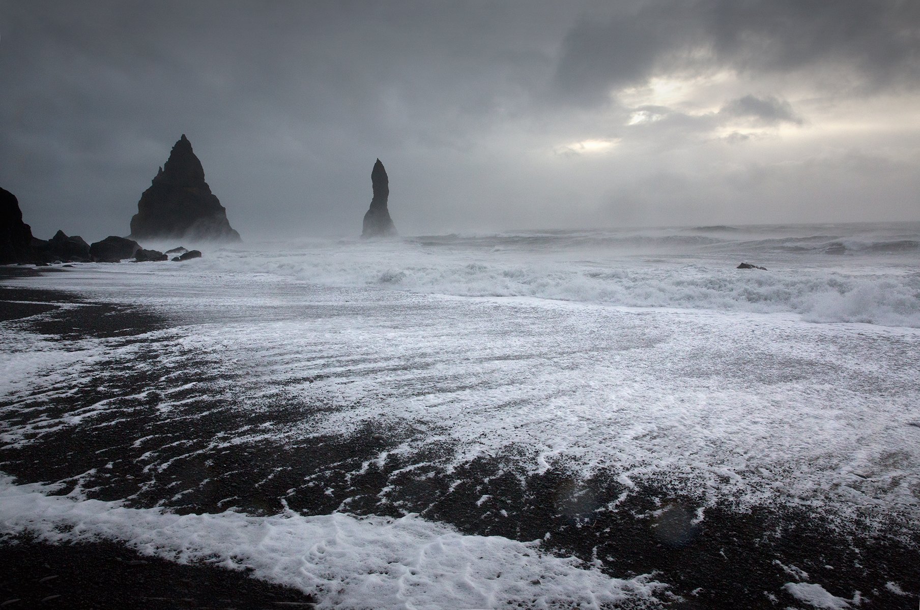 исландия,море,вода,скалы,прибой,небо,путешествие,пейзаж,iceland,, Олег Грачёв