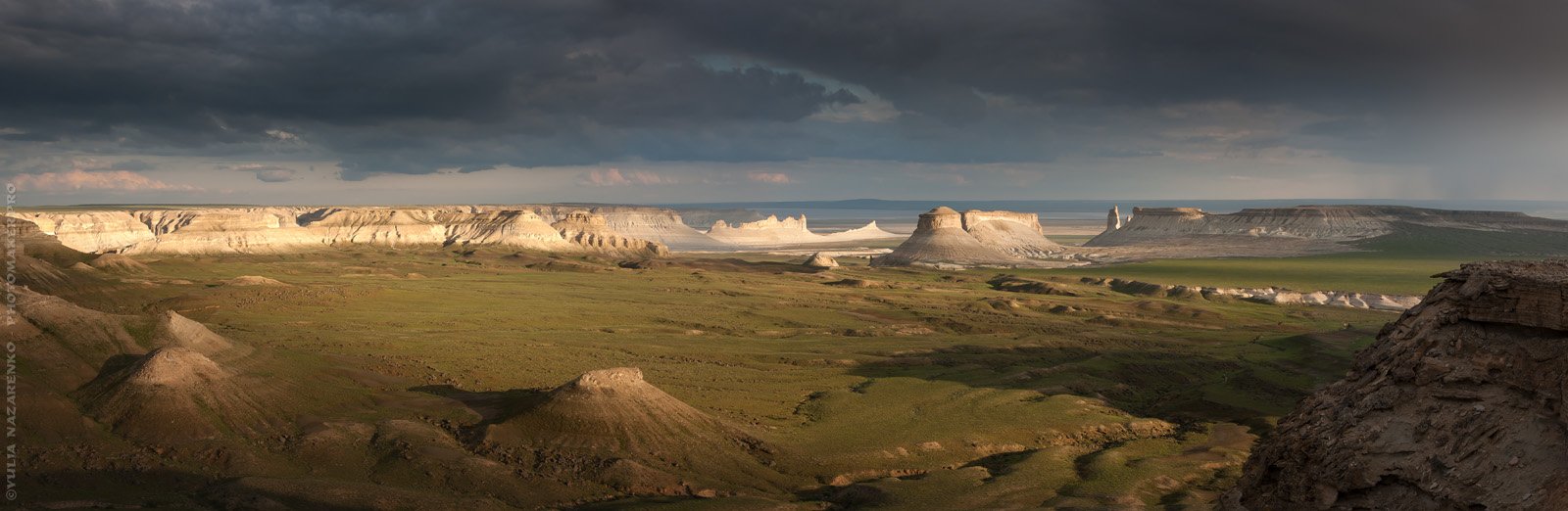 пейзаж, панорама, ландшафт, необычный, Казахстан, Бозжира, landscape, panorama, Юлия Назаренко