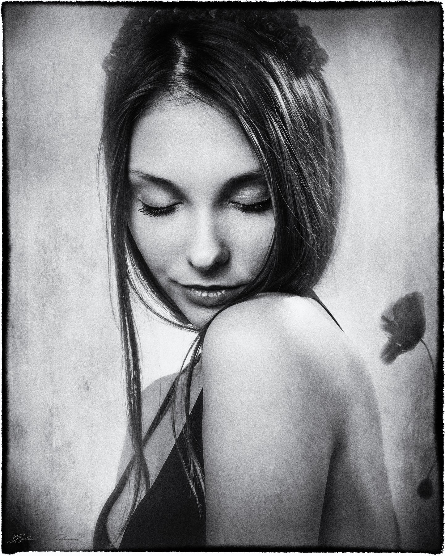 portrait, black & white, Gabriel Tudosescu EFIAP