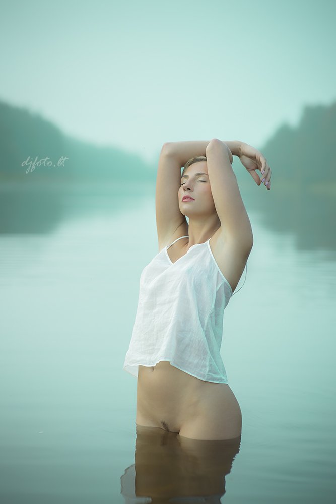 dhfoto, nude, nude art, water, morning, river, nude photography, Darius Juodka